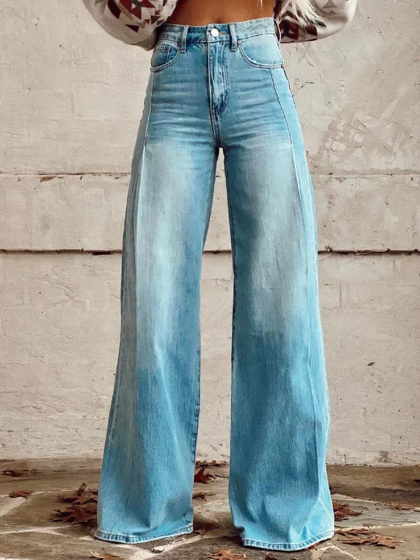 Echoarchiv | Weit Geschnittene High-Waisted Hose für Frauen