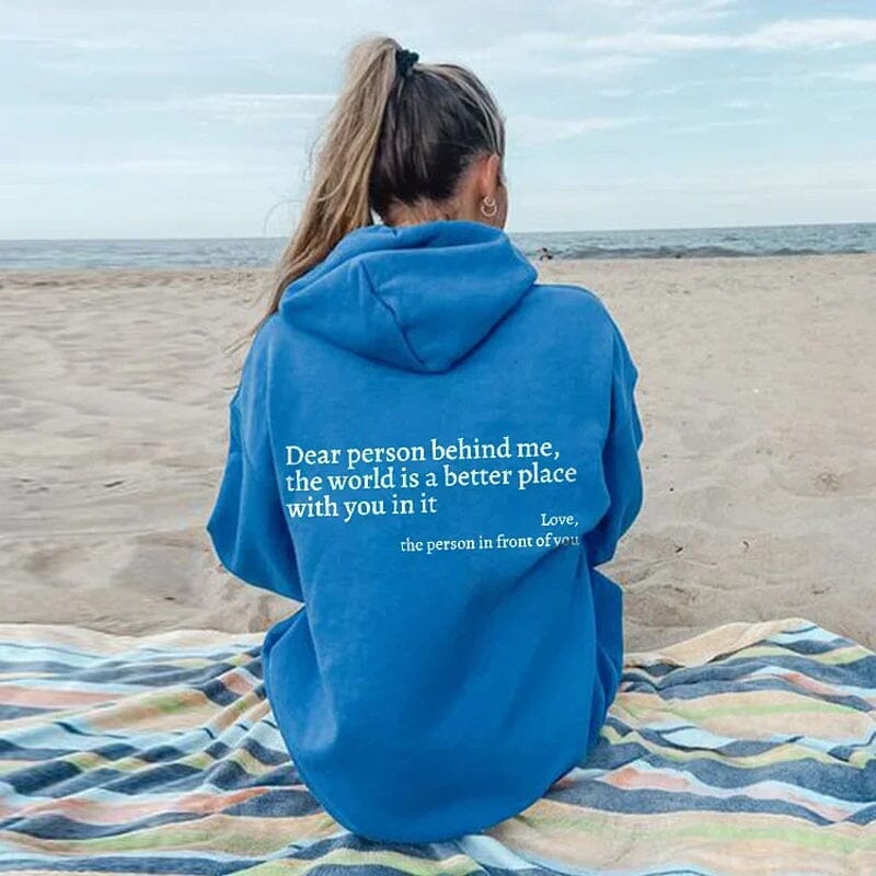 Echoarchiv | "DEchoarchivr Person Behind Me" Hoodie