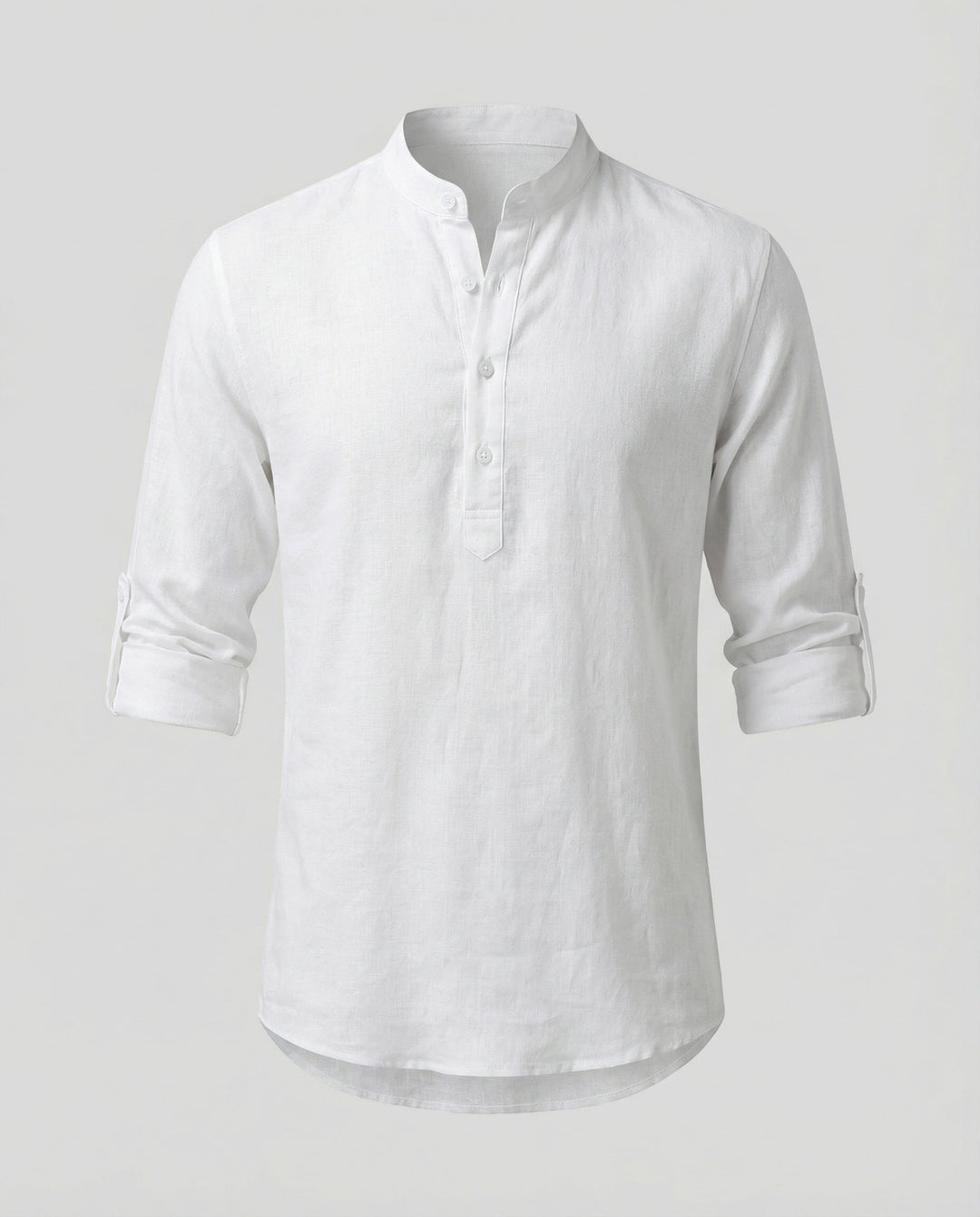 Elegantes Leinenhemd Mit Kragen – Maréline