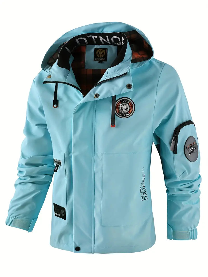 Echoarchiv | Leichte Herren Outdoor-Jacke, winddicht und wasserdicht mit Kapuze