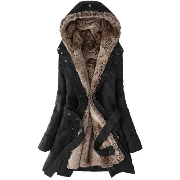 Warmer Damen-Winterjacke Für Kalte Tage