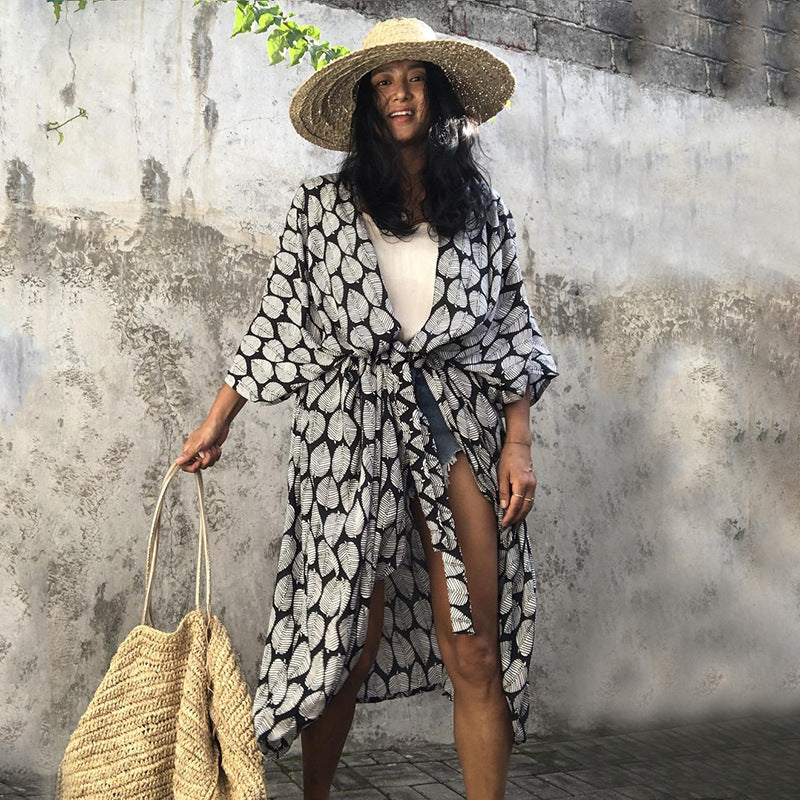 Echoarchiv | Glamouröse Sonnenschutz Resort Strandkleid Cover Up
