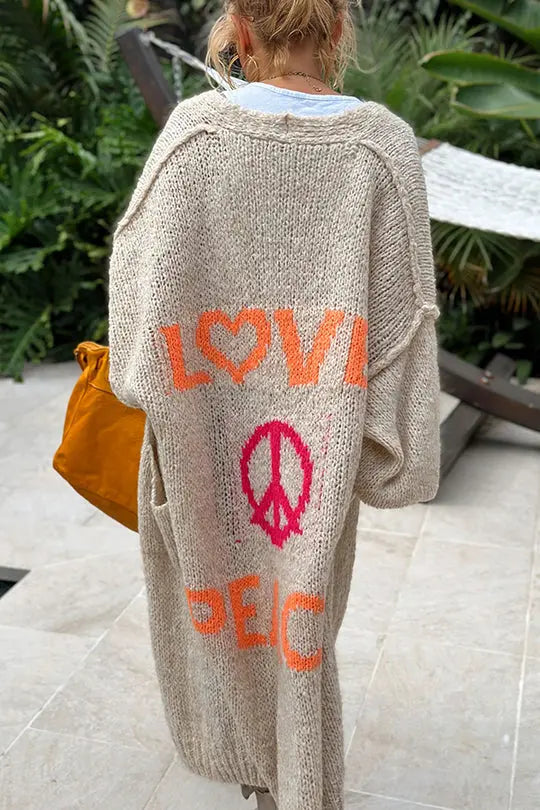 Echoarchiv | Love & PEchoarchivce Strickjacke