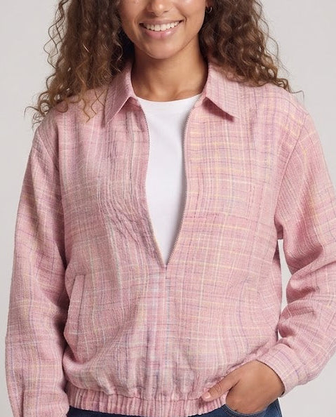 Damen Modische Karobluse mit lässigem Schnitt Echo Archiv
