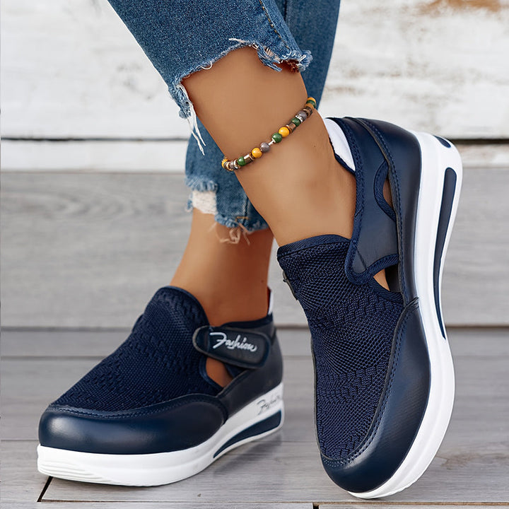 orthopädische Damen-Sneaker, atmungsaktiv und bequem. – Seravelle
