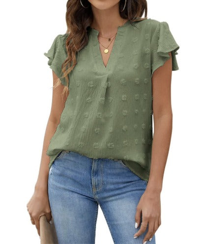 Echoarchiv | Bluse mit Patchwork und Rüschen
