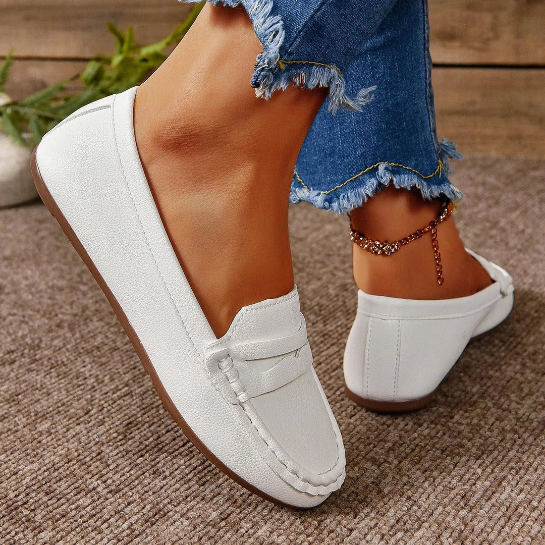 Echoarchiv | Gommino Flat Crossed Soft Sole Women