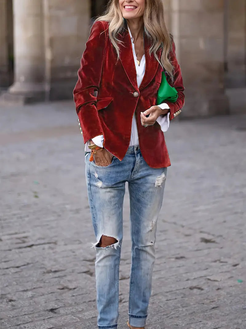 Echoarchiv | Elegante Samtjacke