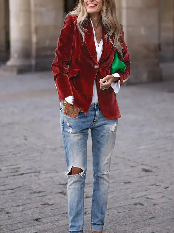 Echoarchiv | Elegante Samtjacke
