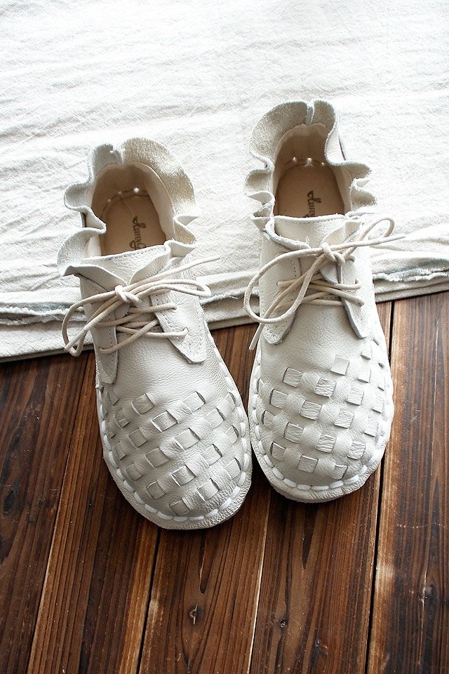 Echoarchiv | Retro Künstlerisch Echtes Damen Schuhe