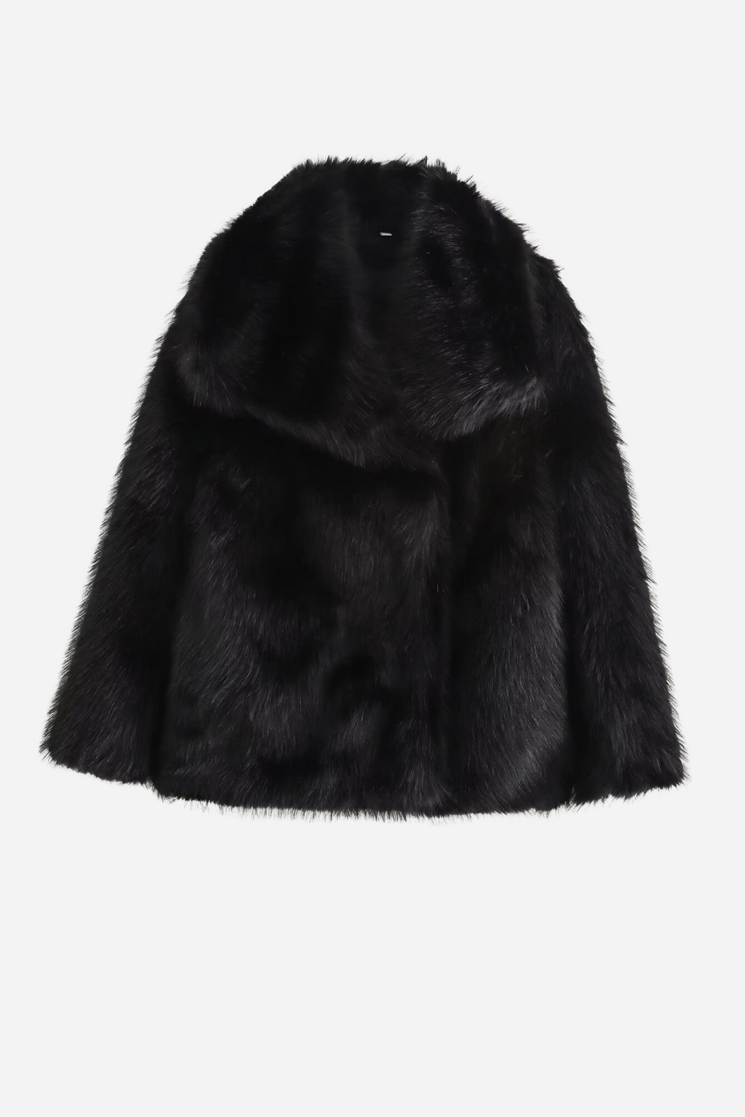 Echoarchiv | Faux-Fur-Schalkragenjacke