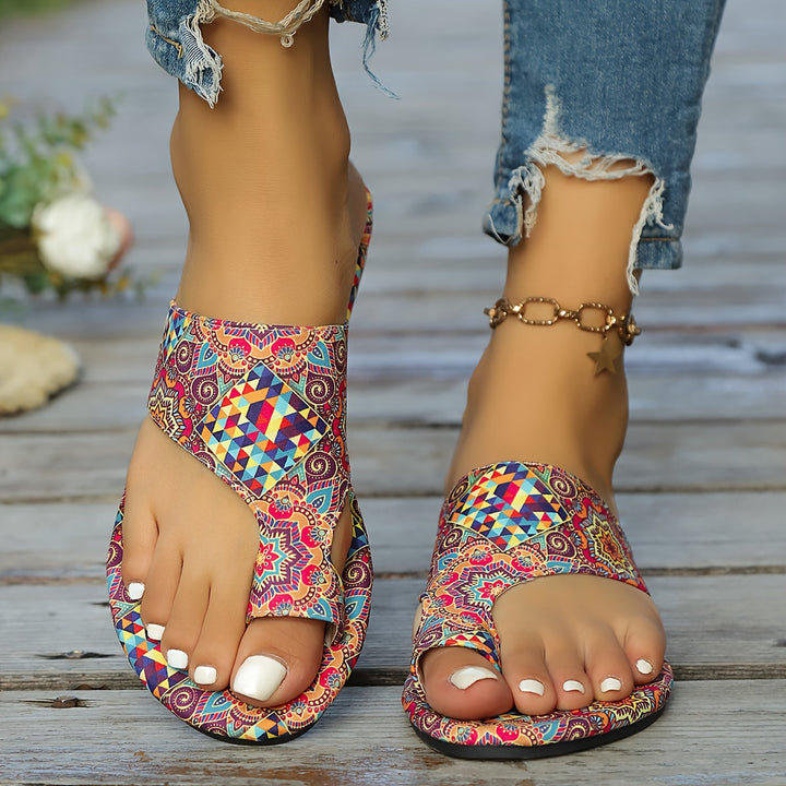 Echoarchiv | Florale Flip Flops für Frauen