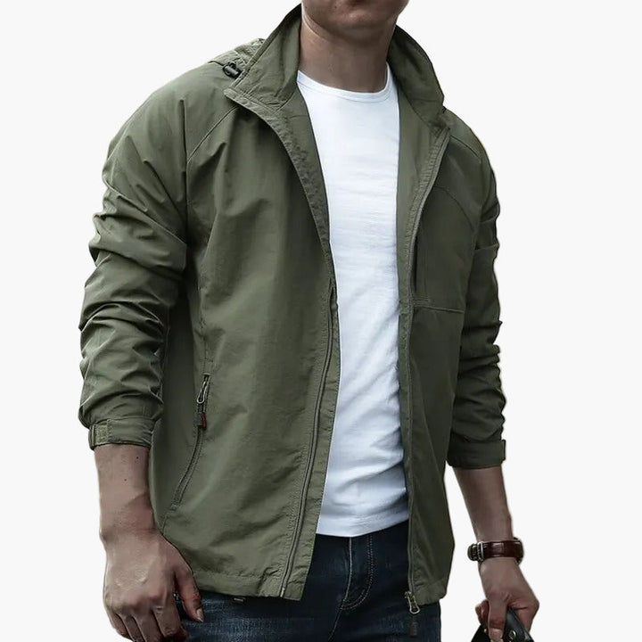 Cargo Sommerjacke Wasserdicht Atmungsaktiv Freizeit Outdoorjacke – Célinea