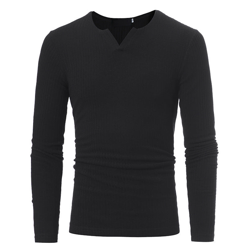 Herren Langarmshirt im modernen Feinstrickdesign Echoarchiv