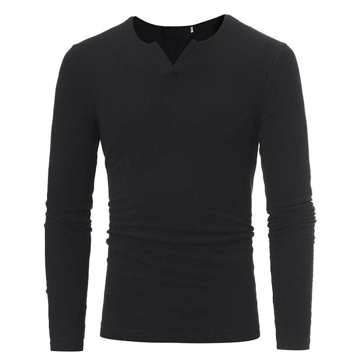 Herren Langarmshirt im modernen Feinstrickdesign Echoarchiv