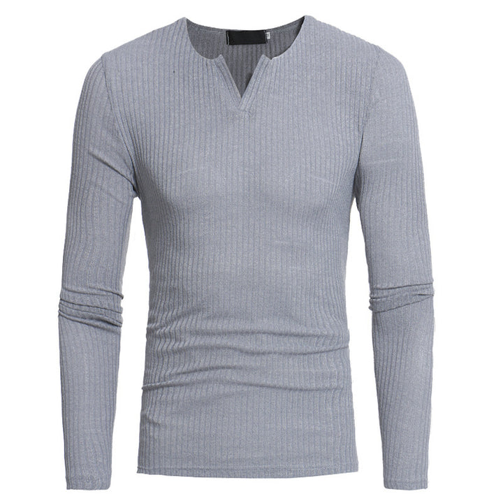 Herren Langarmshirt im modernen Feinstrickdesign Echoarchiv