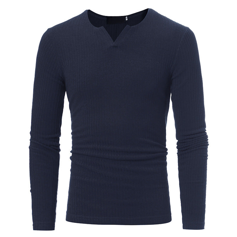 Herren Langarmshirt im modernen Feinstrickdesign Echoarchiv