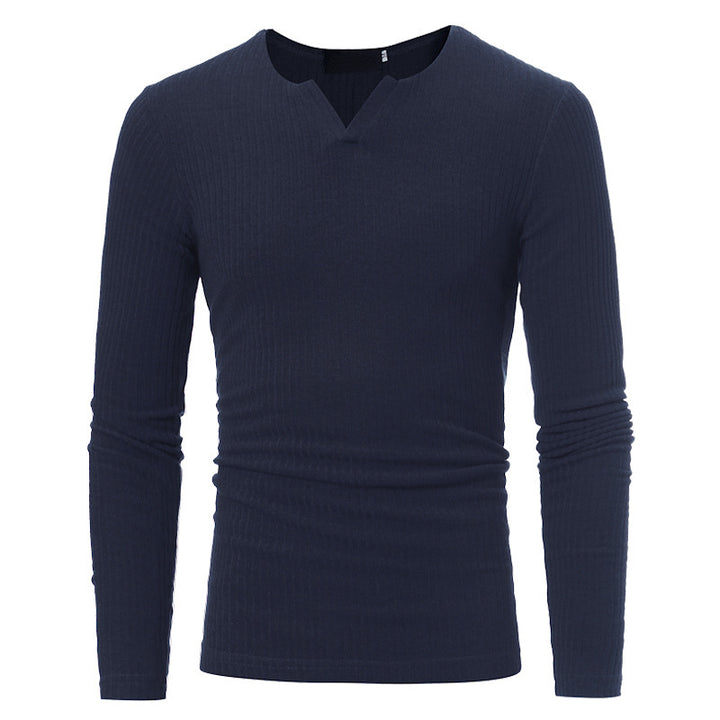 Herren Langarmshirt im modernen Feinstrickdesign Echoarchiv