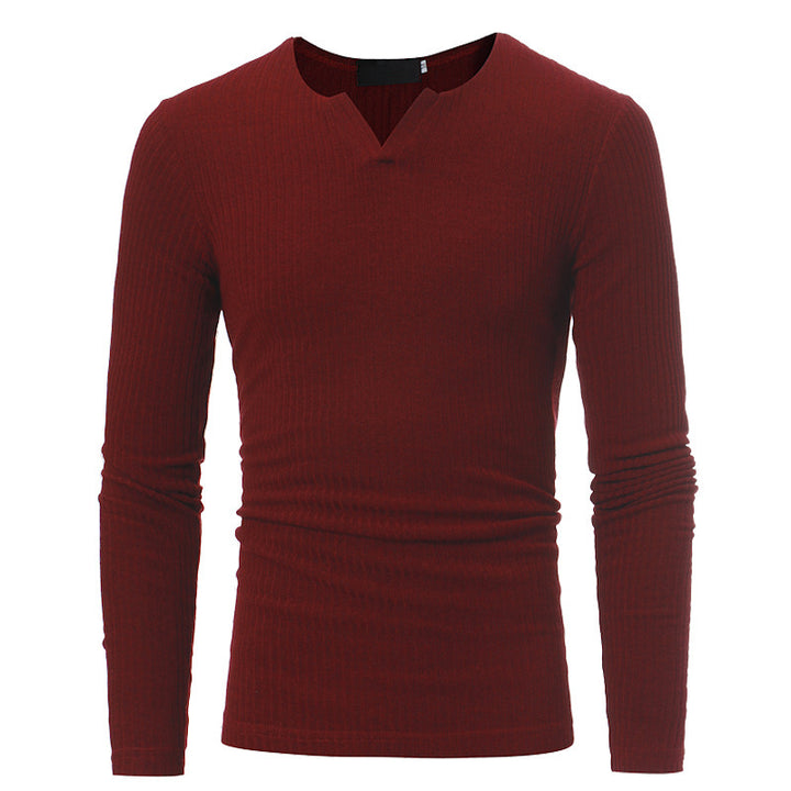 Herren Langarmshirt im modernen Feinstrickdesign Echoarchiv