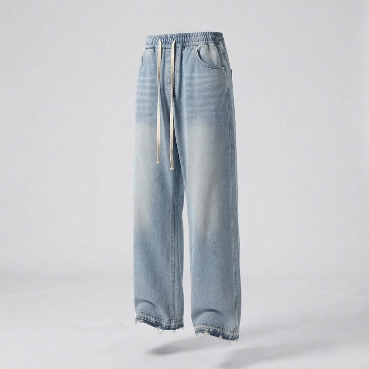 Damen Weitgeschnittene Denim-Hose Echoarchiv
