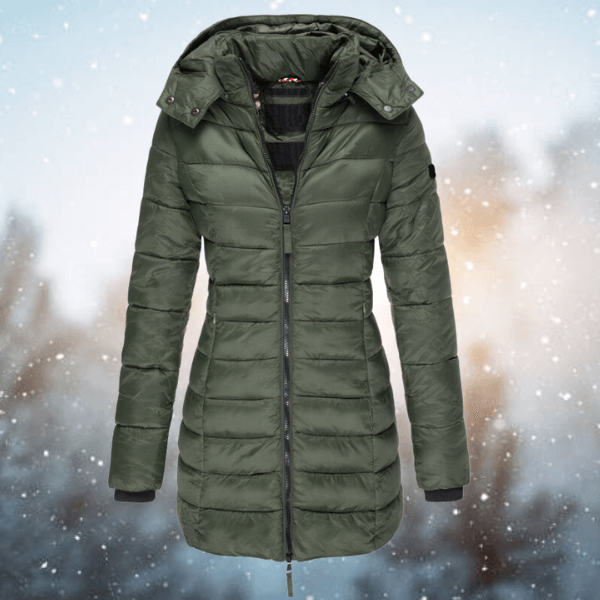 Echoarchiv | Damen Langjacke Gepolsterte Pufferjacke