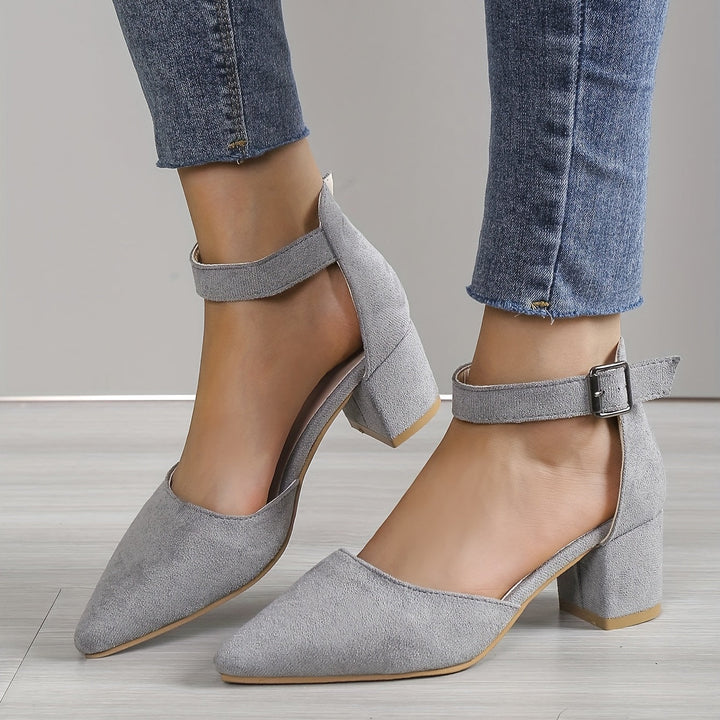 Echoarchiv | Damen Sandalen mit Blockabsatz Schnürung, mit Knöchelriemen, Elegant