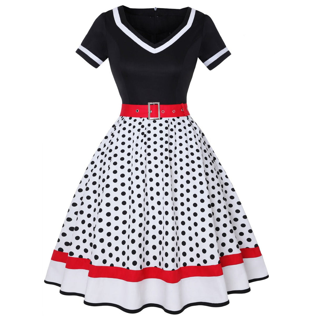 Echoarchiv | Vintage Hepburn Polka Dot Kleid