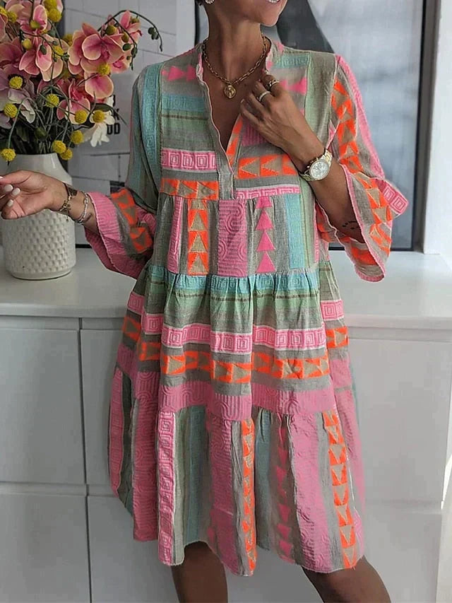 Echoarchiv | Casual Loose Retro Kleid