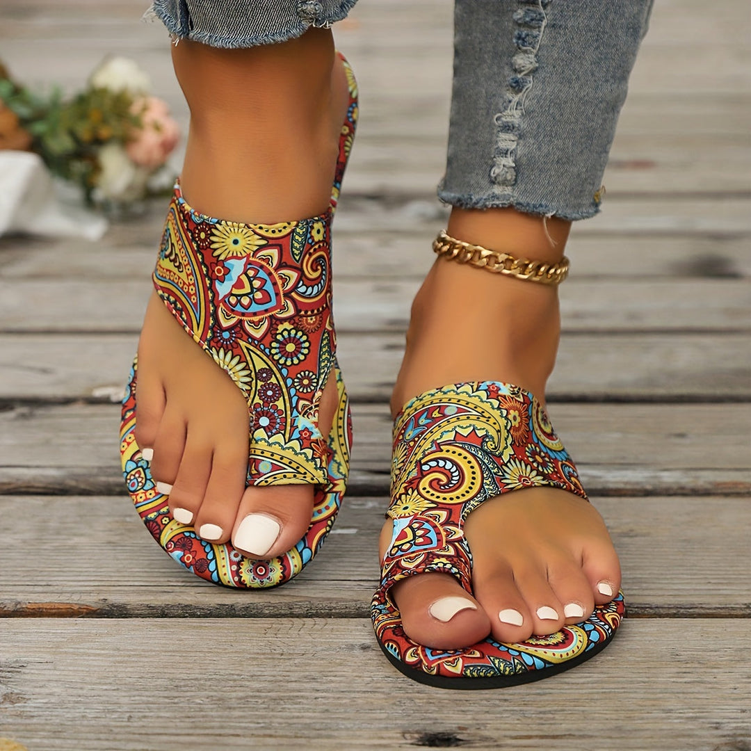 Echoarchiv | Florale Flip Flops für Frauen