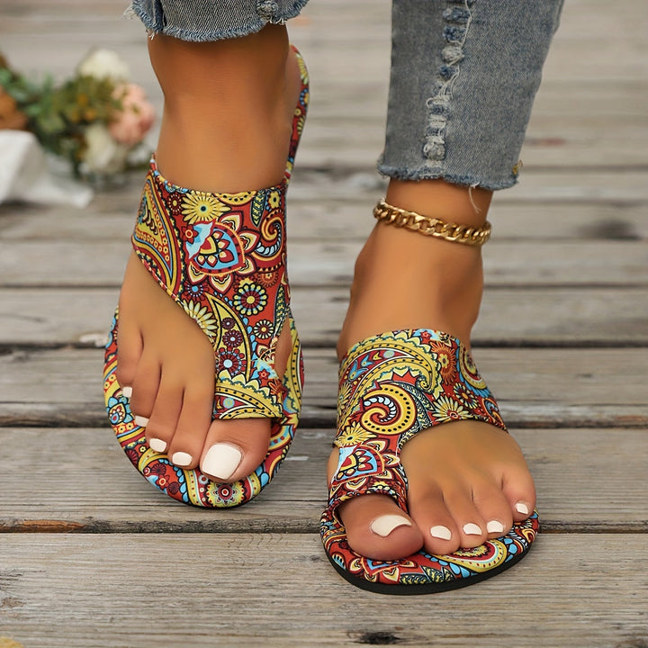 Echoarchiv | Florale Flip Flops für Frauen