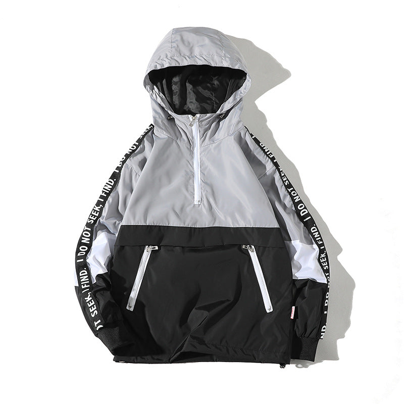 Herren Kapuzen-Shelljacke Echo Archiv