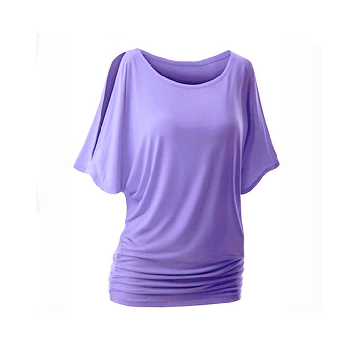 Damen lässiges Oversized-T-Shirt mit raffinierten Rüschendetails Echo Archiv