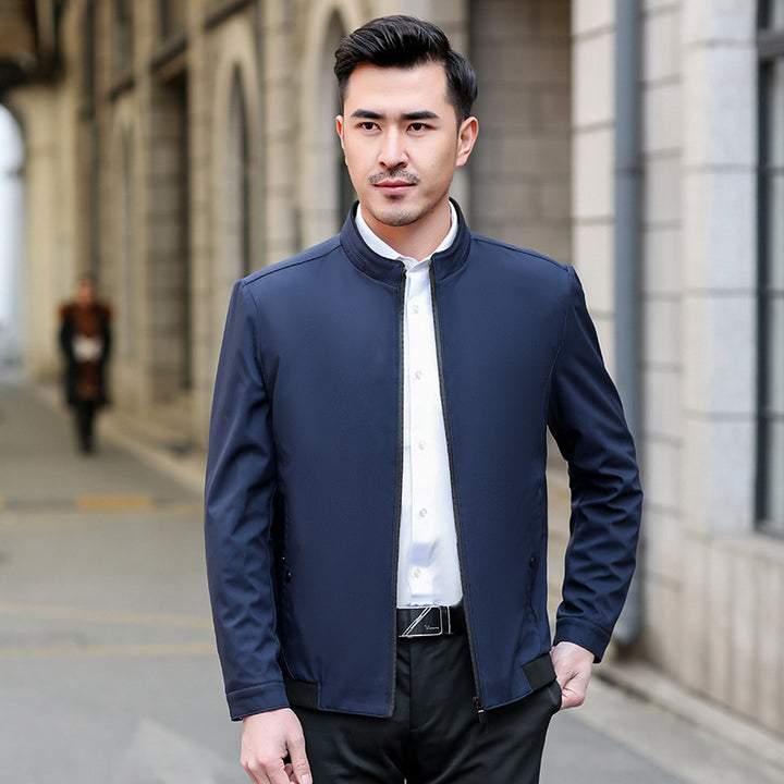 Herren Casual Slim Fit Jacke mit atmungsaktiver Futter Echoarchiv
