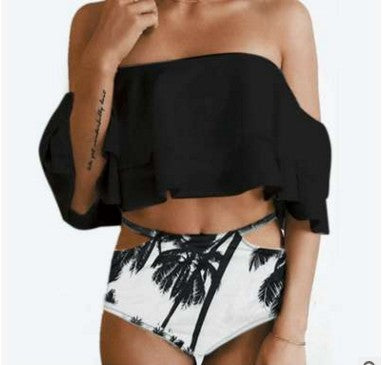 Damen Off-Shoulder Badeset mit Cut-Out-Details Echo Archiv