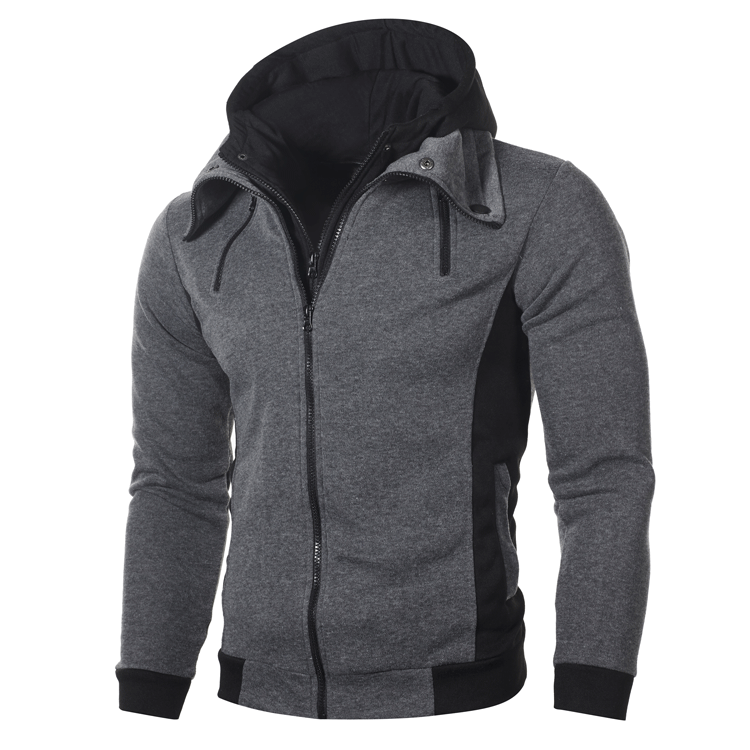Herren Sportliche Kapuzenjacke mit modernen Einsätzen und atmungsaktiven Materialien Echoarchiv