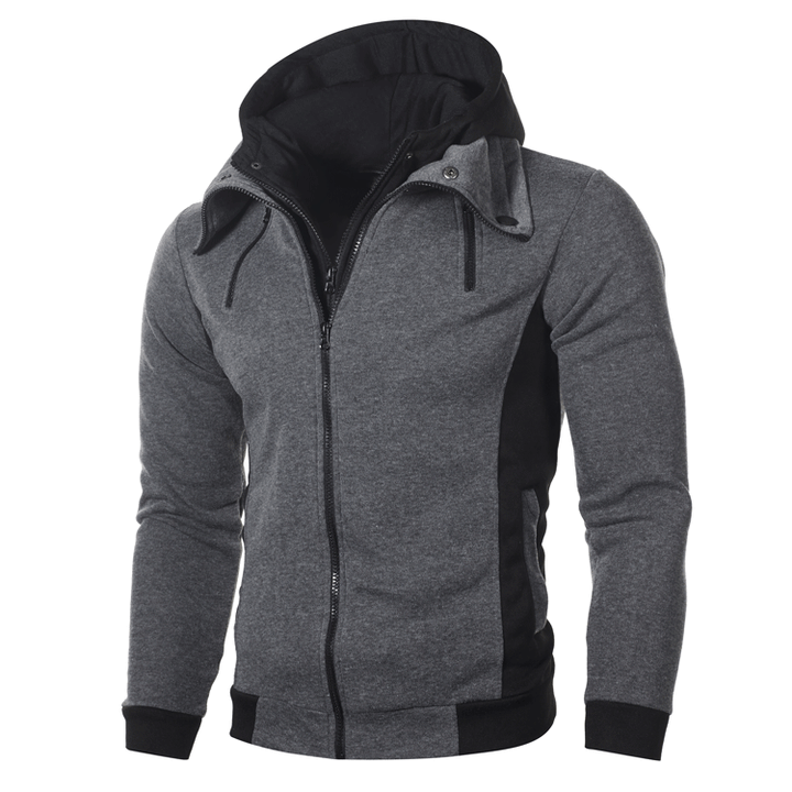 Herren Sportliche Kapuzenjacke mit modernen Einsätzen und atmungsaktiven Materialien Echoarchiv