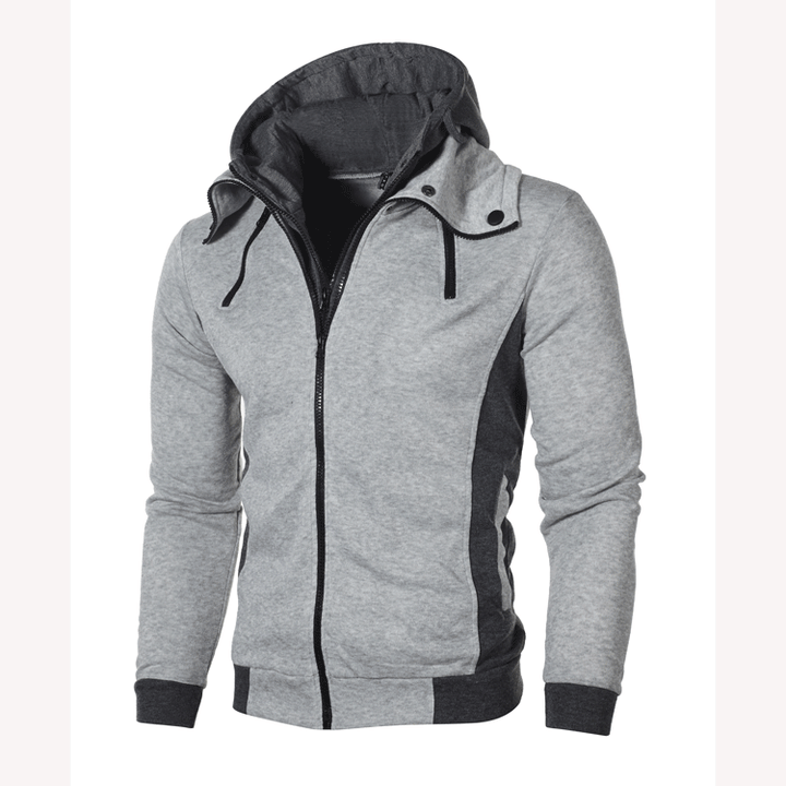 Herren Sportliche Kapuzenjacke mit modernen Einsätzen und atmungsaktiven Materialien Echoarchiv