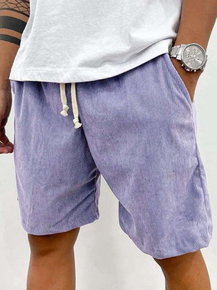 Echoarchiv | Herren Casual Kordelzug Cord Shorts