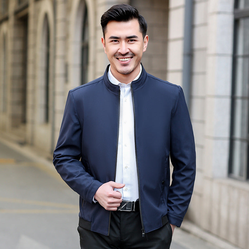 Herren Casual Slim Fit Jacke mit atmungsaktiver Futter Echoarchiv
