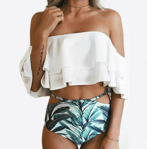 Damen Off-Shoulder Badeset mit Cut-Out-Details Echo Archiv