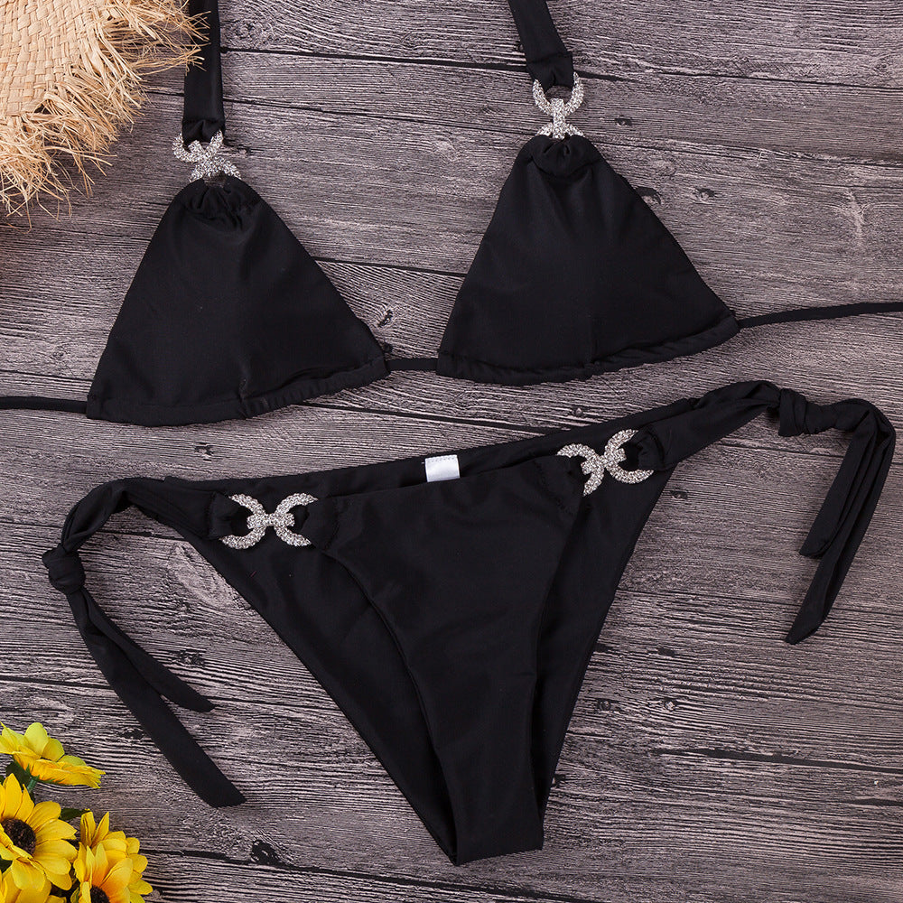 Damen Triangel-Bikini mit funkelnden Akzenten Echo Archiv