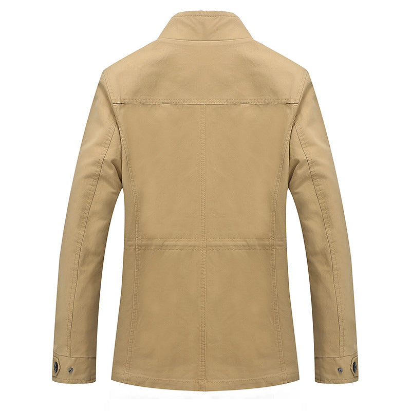 Herren modische Übergangsjacke mit praktischen Taschen Echoarchiv