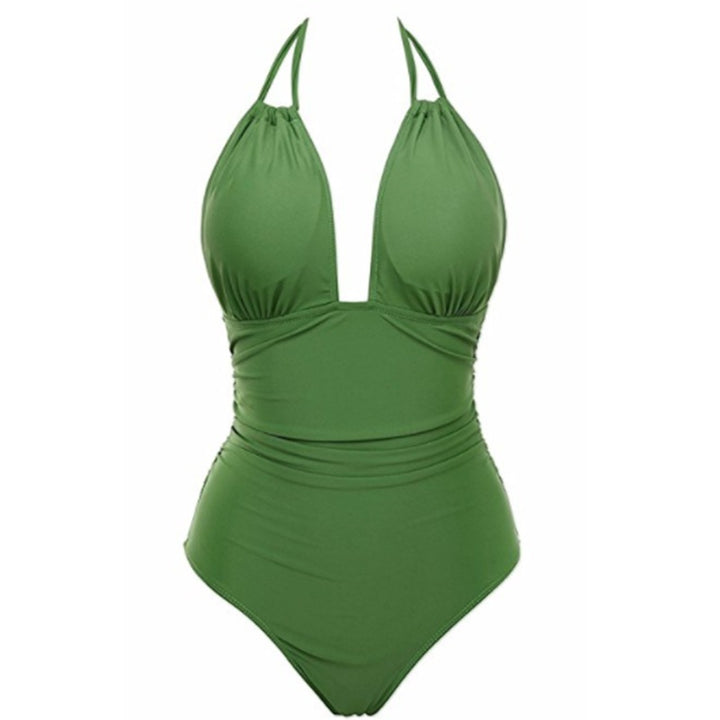 Damen Floral Badeanzug mit tiefem Ausschnitt Echo Archiv