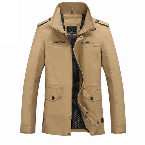 Herren modische Übergangsjacke mit praktischen Taschen Echoarchiv