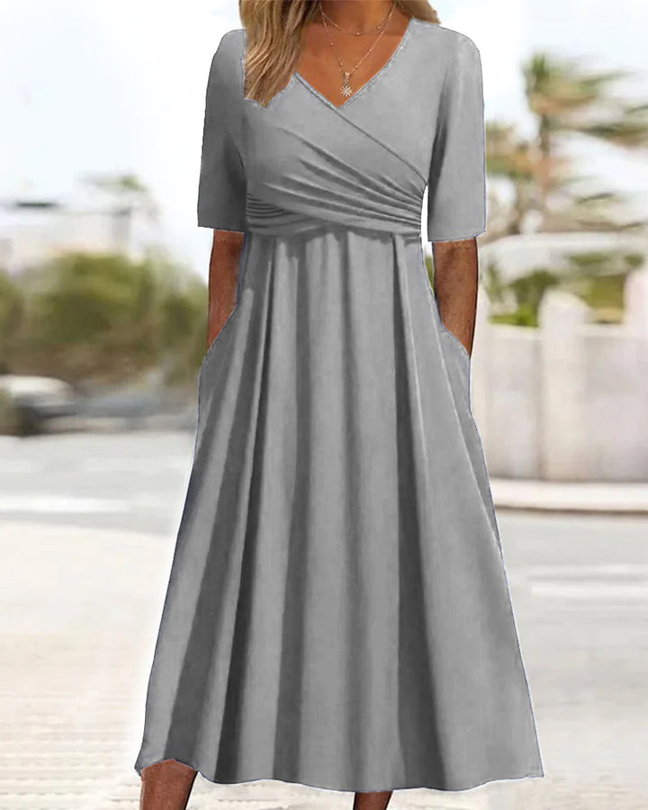 Echoarchiv | Elegantes Midi Kleid mit Bauchabdeckung