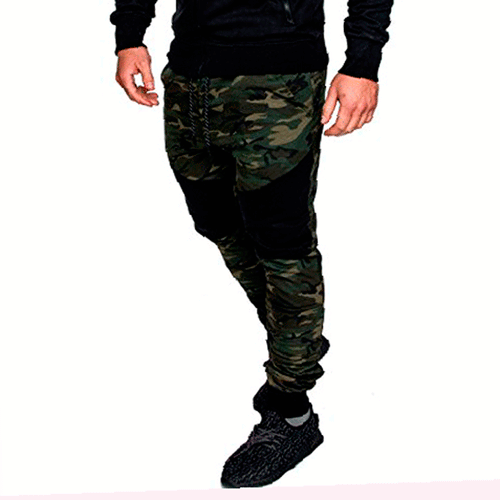 Herren Cargo-Jogginghose mit praktischen Taschen und elastischem Bund Echoarchiv