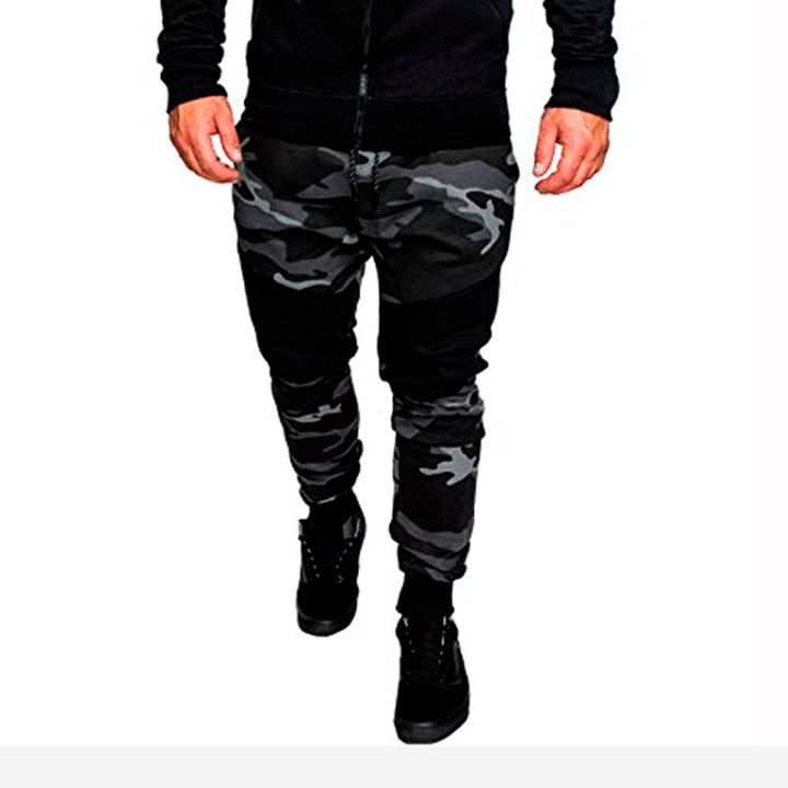 Herren Cargo-Jogginghose mit praktischen Taschen und elastischem Bund Echoarchiv
