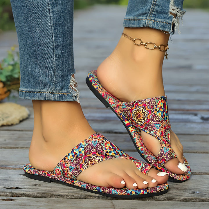 Echoarchiv | Florale Flip Flops für Frauen