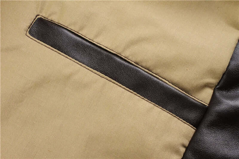 Echoarchiv | Herren Lederjacke mit praktischen Taschen