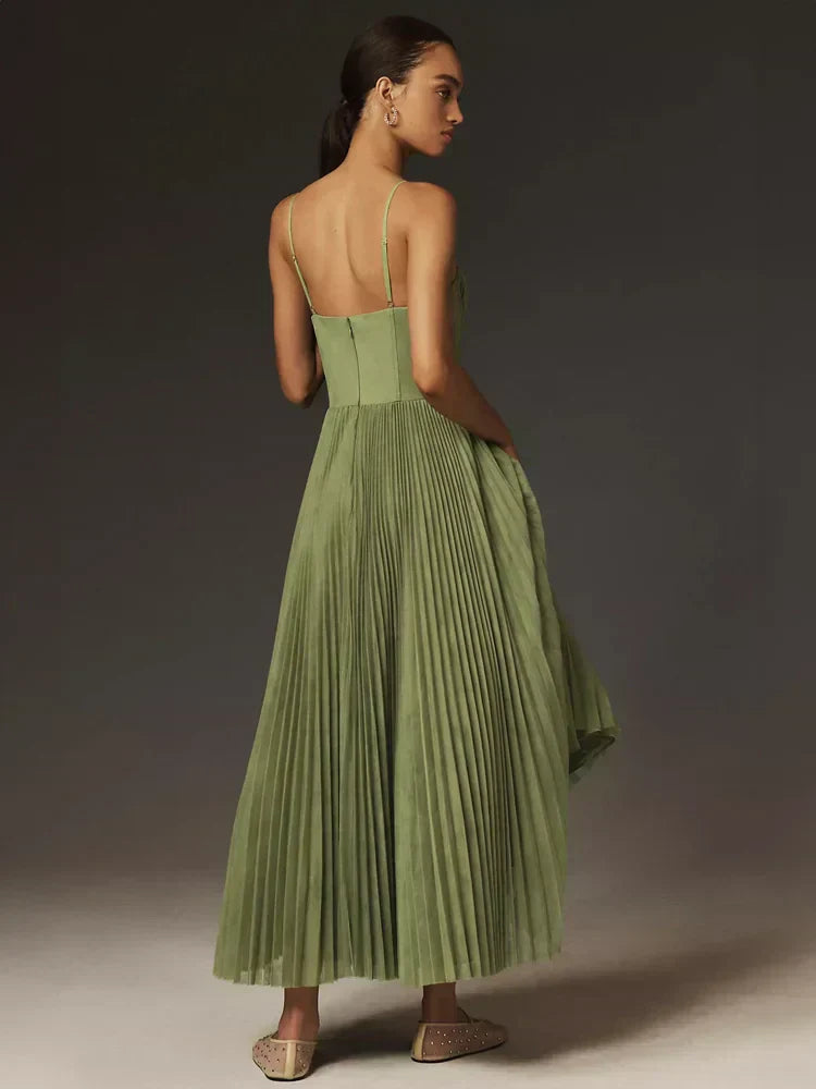 Echoarchiv | Leben Midi Kleid Plissierter Tüll mit Bustier